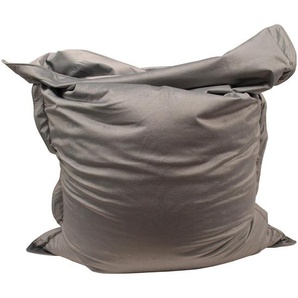 Carryhome Sitzsack, Hellgrau, Textil, 380 L, Füllung: Styroporkugeln, 180x140x14 cm, Indoor, Wohnzimmer, Hocker, Sitzsäcke