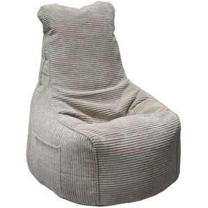 Carryhome Sitzsack, Textil, 270 l, Füllung: Styroporkugeln, 85x100x85 cm, Indoor, Reißverschluss, Wohnzimmer, Hocker, Sitzsäcke