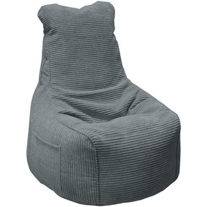 Carryhome Sitzsack, Textil, 270 l, Füllung: Styroporkugeln, 85x100x85 cm, Indoor, Reißverschluss, Wohnzimmer, Hocker, Sitzsäcke