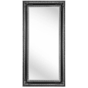 Carryhome Wandspiegel, Silber, Glas, Eukalyptusholz, massiv, rechteckig, 100x200x6 cm, Ganzkörperspiegel, Spiegel, Wandspiegel