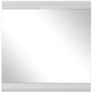 Carryhome Wandspiegel, Weiß, Glas, Holzwerkstoff, rechteckig, 84x86x2 cm, Spiegel, Wandspiegel