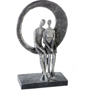 Casablanca by Gilde Dekofigur Skulptur Love Place, silber (1 St), silberfarben, Polyresin