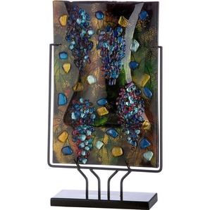 Casablanca by Gilde Dekovase Pierre (1 St), Vase aus Glas auf Metallständer, Höhe ca. 47 cm