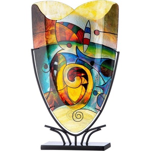 Casablanca by Gilde Dekovase Verona (1 St), dekorative Vase aus Glas, Dekoobjekt