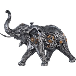 Casablanca by Gilde Tierfigur Skulptur Steampunk Elephant (1 St), mit kupferfarbenen Elementen