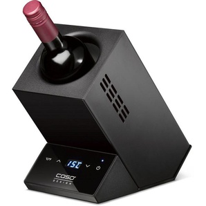 Caso Elektrischer Weinkühler 614 Caso Design WineCase One black, Temperatur elektronisch einstellbar, Sensor-Touch Bedienung