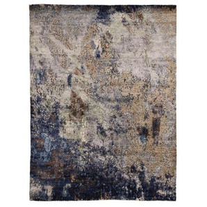 Cazaris Orientteppich Paladium Rock, Blau, Braun, Textil, Bordüre, rechteckig, 250x350 cm, Care & Fair, für Fußbodenheizung geeignet, in verschiedenen Größen erhältlich, Teppiche & Böden, Teppiche, Orientteppiche