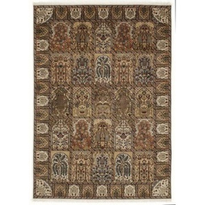 Cazaris Orientteppich Sonam Bakhtyari, Creme, Textil, Bordüre, rechteckig, 95x150 cm, Care & Fair, für Fußbodenheizung geeignet, in verschiedenen Größen erhältlich, Teppiche & Böden, Teppiche, Orientteppiche