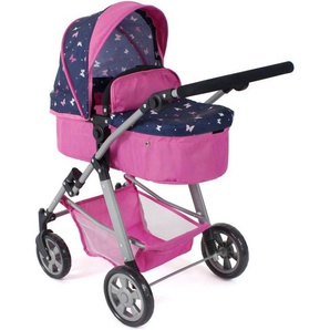 CHIC2000 Kombi-Puppenwagen Nele, Butterfly, rosa