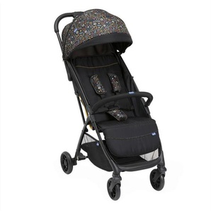 Chicco Buggy Glee, Schwarz, Textil, 49x87x106 cm, Einhand-Faltmechanismus, Baby on Tour, Kinderwagen, Buggys