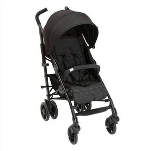 Chicco Buggy Liteway 4, Schwarz, Textil, 48x103x88 cm, UV 50+, Feststellbremse, Federung, Verdeckung abnehmbar, 5-Punkte-Gurt, Kinderwagen, Buggys