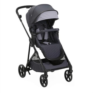 Chicco Buggy Seety, Dunkelgrau, Textil, 55x73x99-110 cm, Baby on Tour, Kinderwagen, Buggys