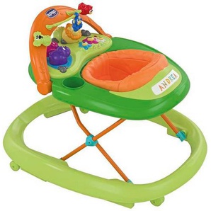 Chicco Lauflernwagen Walky Talky, Grün, Orange, Metall, Textil, 47x45x81 cm, Spieltisch mit Musik, Spielzeug, Babyspielzeug, Lauflernwagen