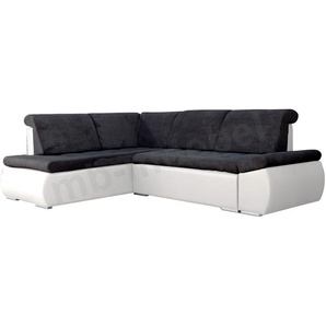 cksofa BONITA  Schwarz+ Weiß(links)