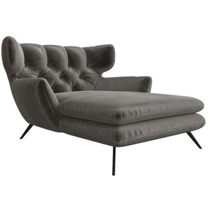 Claire Longchair Velvet Stone