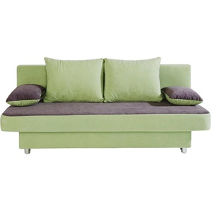 COLLECTION AB Schlafsofa P-Ulla, inkl. Bettfunktion, Bettkasten und Zierkissen