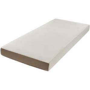 como Boxspring-Stretch-Spannbettlaken Uni Jersey 3700 - grau - Materialmix - 140 cm | Möbel Kraft