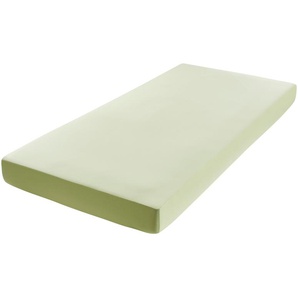 como Boxspring-Stretch-Spannbettlaken Uni Jersey 3700 - grün - Materialmix - 180 cm | Möbel Kraft