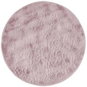 como Hochflorteppich Bunny - rosa/pink - Synthetische Fasern - [120.0] | Möbel Kraft