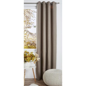 como Ösenschal Laura - beige - Materialmix - 135 cm | Möbel Kraft