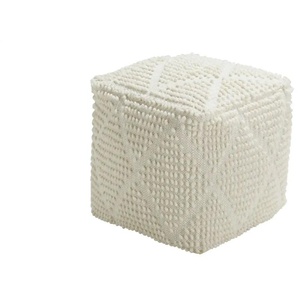 como Sitzpouf - creme - Materialmix - 40 cm - 40 cm | Möbel Kraft