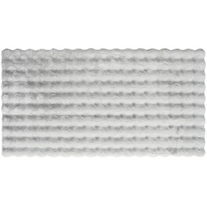 como Webteppich - silber - Synthetische Fasern - 80 cm - 2,8 cm | Möbel Kraft