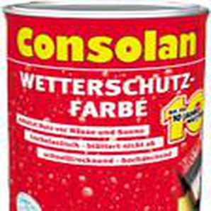 Consolan Wetterschutz-Farbe 2,5 l moosgrün