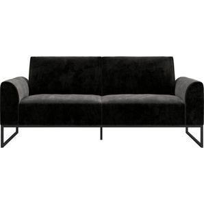 CosmoLiving by Cosmopolitan Schlafsofa Adley, 1 Teile, Veloursstoff, Schlaffunktion, Rückenlehne 2-teilig, Sitzhöhe 47,5 cm