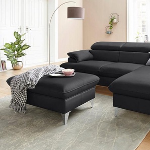 COTTA Polstergarnitur Caluso, (2-tlg), Set: bestehend aus Ecksofa, Hocker, Ecksofa inkl. Kopfteilverstellung