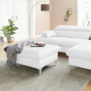 COTTA Polstergarnitur Caluso, (2-tlg), Set: bestehend aus Ecksofa, Hocker, Ecksofa inkl. Kopfteilverstellung