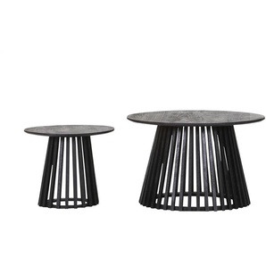 Couchtisch 2er-Set  Cage ¦ schwarz