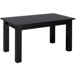 Couchtisch C26  102 cm Schwarz Hochglanz