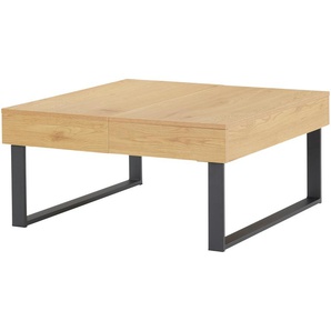 Couchtisch - holzfarben - Materialmix - 80 cm - 38 cm | Möbel Kraft