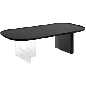 Couchtisch - mdf & Acryl - Schwarz & Transparent- rasia