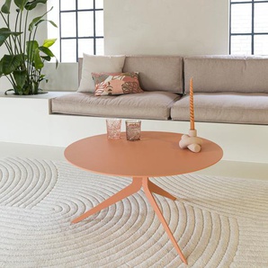 Couchtisch SPINDER DESIGN DALEY Tische orange (clay terra/clay terra + clay terra) Couchtisch aus Stahl