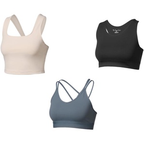 CRIVIT Damen Sportbustier, Light Level, mit formendem Effekt