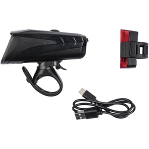 CRIVIT LED-Fahrradleuchten-Set, selbstabblendend