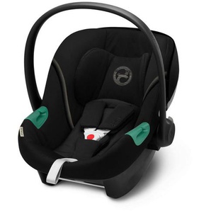 cybex Gold Babyschale Aton S2 i-Size, Schwarz, Textil, 38x72x45.8 cm, ECE R 129 i-Size, abnehmbarer und waschbarer Bezug, Gurtlängenverstellung, höhenverstellbare Kopfstütze, Sonnendach, integriertes Gurtsystem, 3-Punkt-Gurt, Kindersitze, Babyschalen