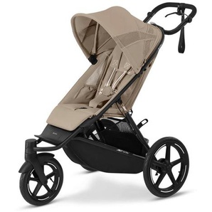 cybex Gold Jogger Avi Spin, Beige, Textil, 68.5x113x118.5 cm, Feststellbremse, Federung, Verdeckung abnehmbar, 5-Punkte-Gurt, Handbremse, für Babyschale geeignet, Transportsicherung, Einhand-Faltmechanismus, Baby on Tour, Kinderwagen, Sportkinderwagen &