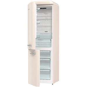 D (A bis G) GORENJE Kühl-/Gefrierkombination Kühlschränke Gr. Linksanschlag, beige (creme)