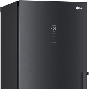 D (A bis G) LG Gefrierschrank GFM61MCCSF Gefrierschränke Larder & Freezer silberfarben (matte black) Gefrierschränke