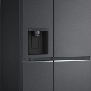 D (A bis G) LG Side-by-Side Kühlschränke silberfarben (schwarz) Kühl-Gefrierkombinationen Bestseller