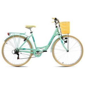 Da Capo Citybike Cantaloupe 505C, Gelb, Mintgrün, Metall, 180x70 cm, female, Freizeit, Sport & Fitness, Fahrräder