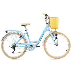 Da Capo Citybike Cantaloupe 509C, Blau, Gelb, Metall, 180x70 cm, female, Freizeit, Sport & Fitness, Fahrräder