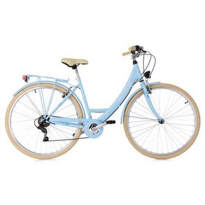 Da Capo Citybike Toscana, Blau, Metall, 180x70x80 cm, female, Freizeit, Sport & Fitness, Fahrräder, Citybike