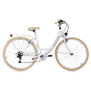 Da Capo Citybike Toscana, Weiß, Metall, 180x70x80 cm, female, Freizeit, Sport & Fitness, Fahrräder, Citybike