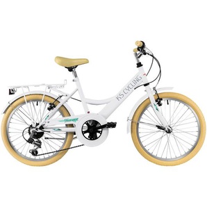 Da Capo Kinderfahrrad Toscana 636K, Weiß, Metall, 70x80x180 cm, unisex, Freizeit, Sport & Fitness, Fahrräder