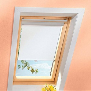 Dachfensterrollo mit Haltekrallen RHL 100/SK00/CK00/MK00/FK00 1086, VELUX, Lichtschutz, ohne Bohren, freihängend, VELUX »Pick & Click!«, Lichtregulierung und Privatsphäre