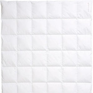 Daunenbettdecke CENTA-STAR Nordic Bettdecken Gr. B/L: 155 cm x 220 cm, normal, weiß Allergiker Bettdecke hochwertiges Naturprodukt mit hervorragendem Wärmevermögen