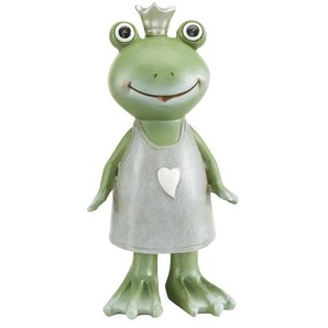 Deko Frosch | grün | Polyresin (Kunstharz) | 6,8 cm | 15,5 cm | 5 cm |